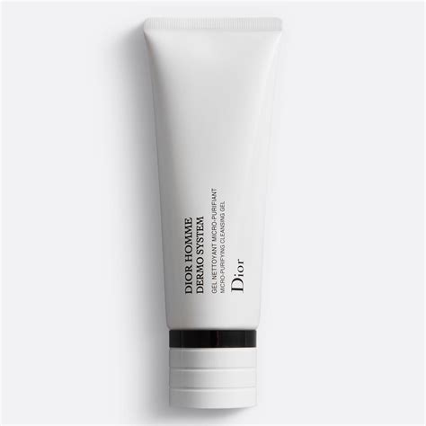 dior homme micro purifying cleansing gel|Dior men's dermo system.